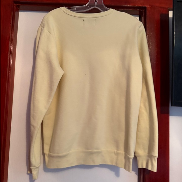 Women's Cream Crew Neck Sweater - Picture 2 of 3